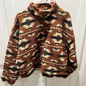 Women’s cropped American eagle jacket size xl